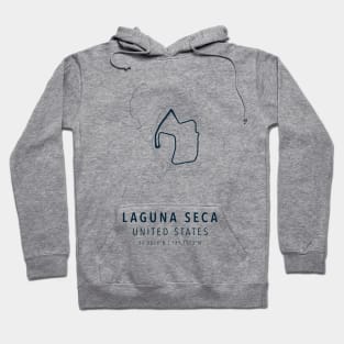 laguna seca simple map Hoodie